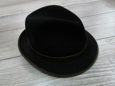 5GR* ANTON PICHLER GRAZ czarny męski kapelusz