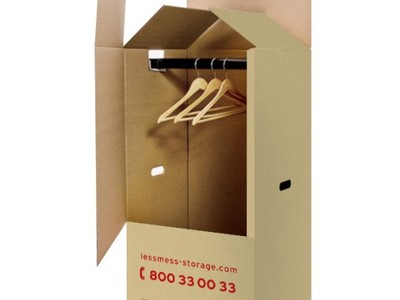 Karton szafa - pudło na ubrania, przprowadzka - 7067995421 - oficjalne  archiwum Allegro