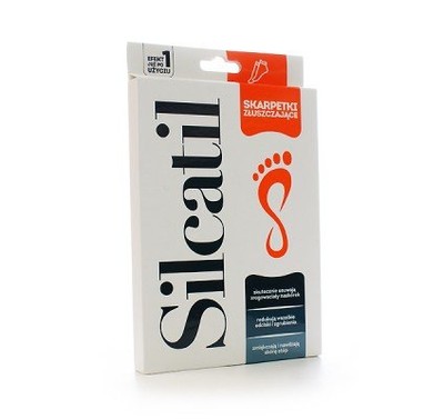 Silcatil Złuszczające skarpetki 1 para Silkatil