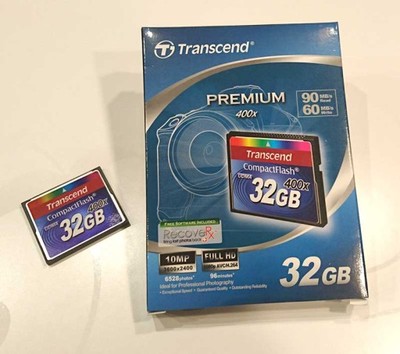 !OKAZJA! Compact Flash CF 32GB Transcend 400x!!