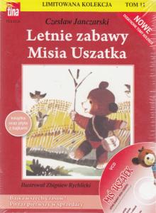 LETNIE ZABAWY MISIA USZATKA - Książka + VCD / Nowa