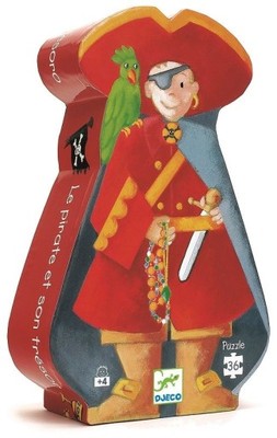 Pirat Puzzle W Kartoniku 36 Elementow Djeco 4 6722480035 Oficjalne Archiwum Allegro