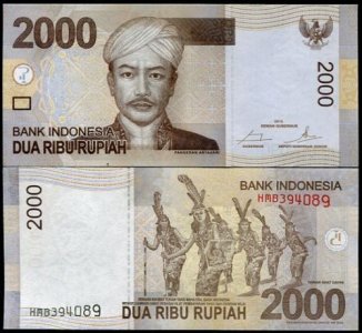 INDONEZJA - 2000 RUPEES / rupii 2013  P-148 - UNC