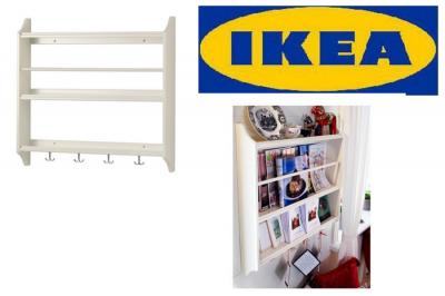 IKEA STENSTORP PÓŁKA ŚCIENNA NA TALERZE BIAŁA 80cm - 5714532847 - oficjalne  archiwum Allegro