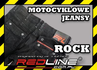 REDLINE ROCK Spodnie Jeans &amp; Kevlar Knox 42