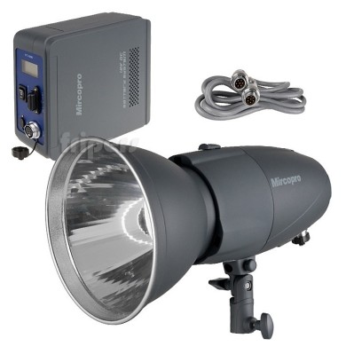 Lampa plenerowo-studyjna Micropro MQ-200p zasilacz