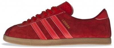 adidas Originals LONDON, Buty CZERWONE, 42, 26.5cm