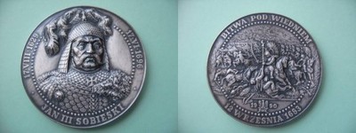 Medal  Bitwa Pod Wiedniem Jan III Sobieski
