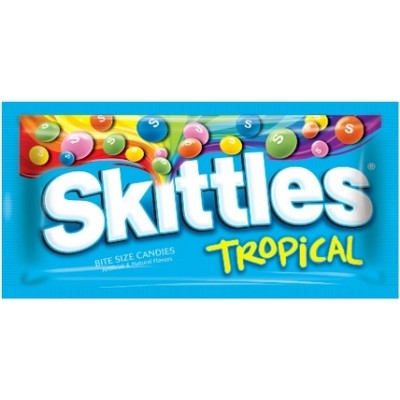 Nowość cukierki Skittles Tropical z USA (W-Wa)