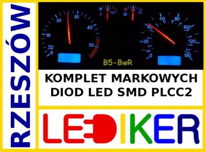 VW PASSAT B5 96-97 oświetlenie LED licznika zegary