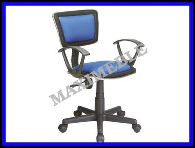 Fotel biurowy Q140 niebieskie krzesło obrot SIGNAL