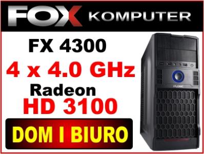FX 4300 BLACK 4x4,0 GHz_4GB_500GB_HD3100 2GB_ASUS+