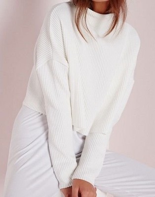 A14150: Sweter Missguided półgolf casual UK10