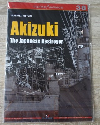 Japoński niszczyciel Akizuki - seria Topdrawings