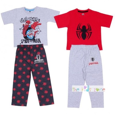 2x szara piżama Spiderman MARVEL PRIMARK 6-7 lat