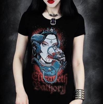 t-shirt Restyle goth rock punk