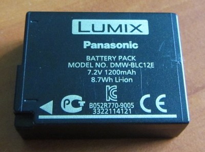 Oryginalna bateria PANASONIC DMW-BLC12E ( LUMIX )