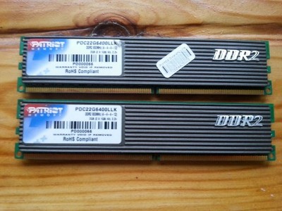 Patriot DDR2 2x1GB 800MHZ