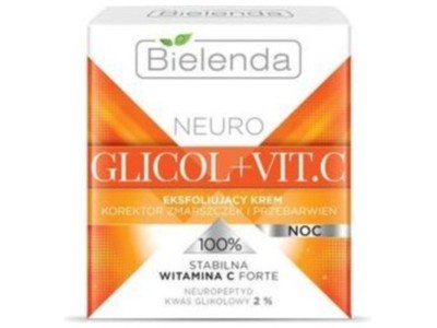 Bielenda Neuro Glicol+Vit.C Krem eksfoliujący 50ml