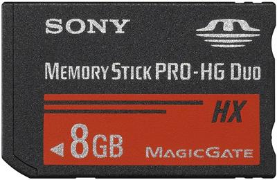 MEMORY STICK PRO DUO- SONY 8 GB