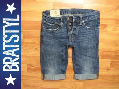 HOLLISTER _ krótkie spodenki jeansowe dżins _ 78cm