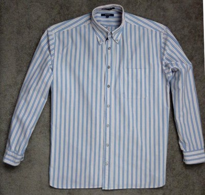 błękitna męska koszula GANT - XL paski