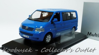 Volkswagen T5 Multivan niebieski - MiniChamps 1:43