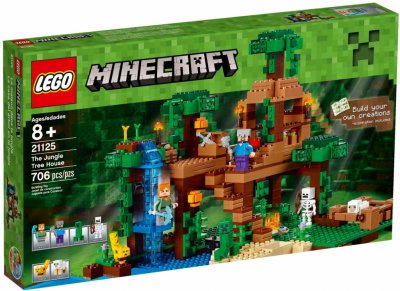 LEGO MINECRAFT 21125 Domek Na Drzewie w Dżungli-KR