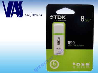 PENDRIVE 8GB 8 GB TDK TF10 PAMIĘĆ USB BIAŁY - 3441378460 - oficjalne  archiwum Allegro