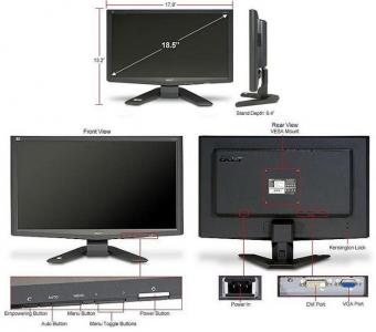 MONITOR LCD ACER X193HQ 18,5&quot;