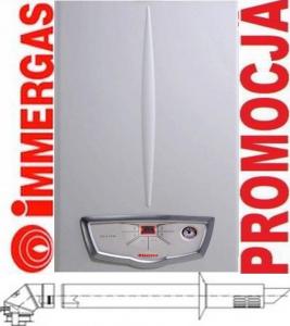 Immergas Eolo Star 24 kW kocioł piec +Rura Turbo - 5664470429 - oficjalne  archiwum Allegro