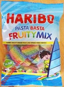 Haribo Pasta Basta Fruity Mix kwaśna taśma 175g - 4455966366 - oficjalne  archiwum Allegro