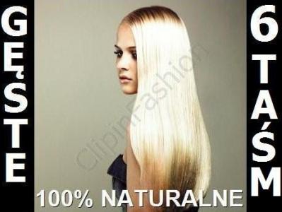 CLIP IN Doczepiane włosy 100% NATURALNE FarbujKręć