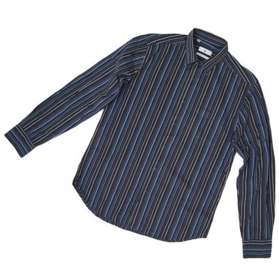 JP - REGULAR FIT - bawełniana koszula - paski - L