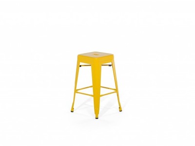 Hoker żółty 60 cm, taboret, stołek, CABRILLO