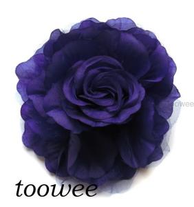 Toowee 3710 Broszka Spinka 2w1 'Róża' - niebieski