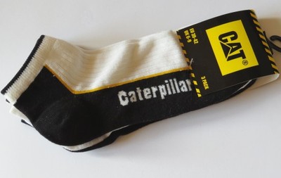 3szt Caterpillar CAT skarpety stopki 43-46 bawełna