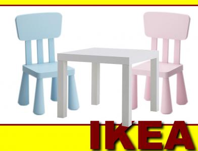 2 mammut zestaw IKEA 2x krzesełko stolik KOLORY