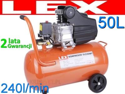 KOMPRESOR LXC50 50L olejowy sprężarka olejowa LEX - 6053118214 - oficjalne  archiwum Allegro