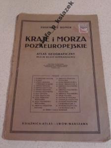 Atlas Geograficzny Kraje i Morza  Romer 1935