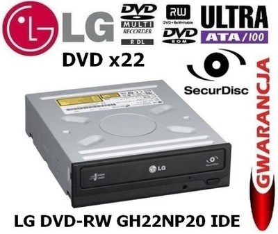 LG DVD-RW x22 IDE BitSetting GH22NP20 / GWAR 6mies