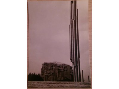 Widokówka Sosnowiec pomnik czynu rewolucyjnego