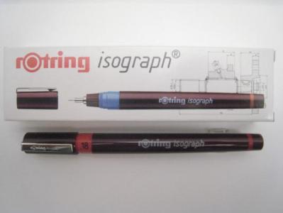 Rapidograf Rotring ISO 0,18mm