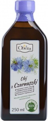 Olej z czarnuszki zimnotłoczony OLVITA 250ml RAK