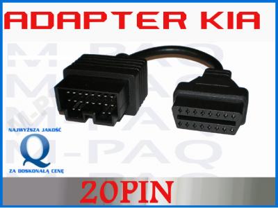 Adapter OBD2 KIA 20 pin przejściówka OBD1 FV