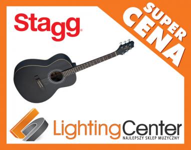 Stagg SA30A-BK - gitara akustyczna czarna matowa