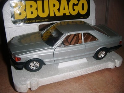 Bburago - Mercedes-Benz 500 SEC 1:26 Italy - 6730662315 - oficjalne  archiwum Allegro