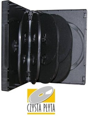 Pudełko na 10 płyt DVD czarne 35 MM - 1 szt.