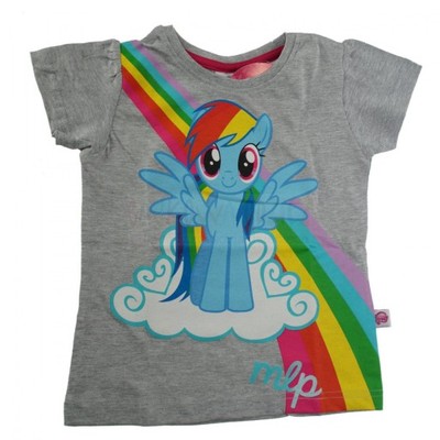 T-shirt My Little Pony szary Rozmiar 128