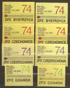 Polska Z - 1177 papier żółty i biały